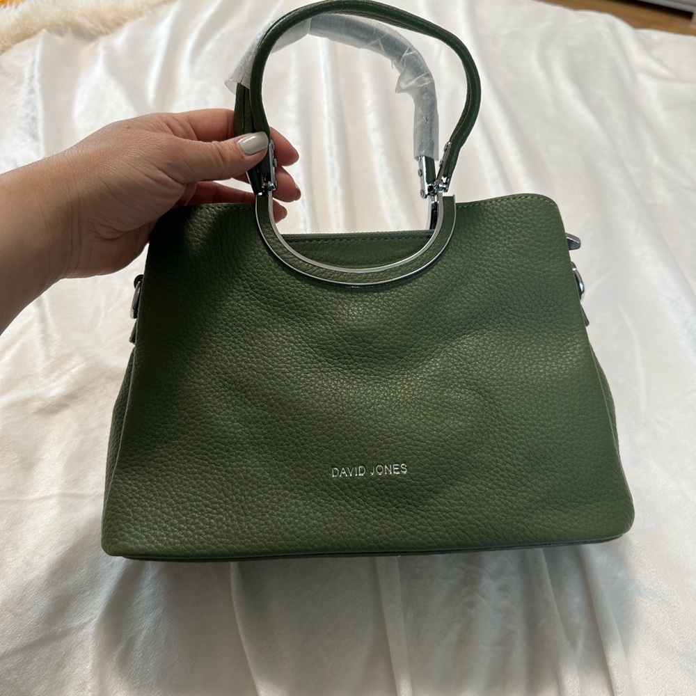 🆕 Olive Green Satchel